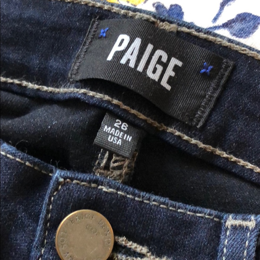 PAIGE Verdugo Ankle Dark Wash